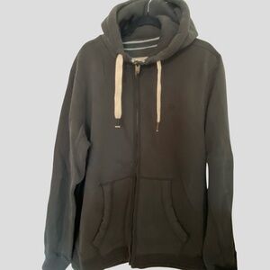 Fat Face Brand Mens Dk.Green Zip Up Cotton Casual Hoodie- Sz-XXL